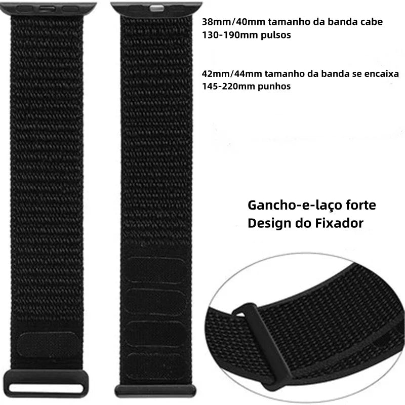 Pulseira Nylon Loop Smartwatch, Para Apple Watch Series