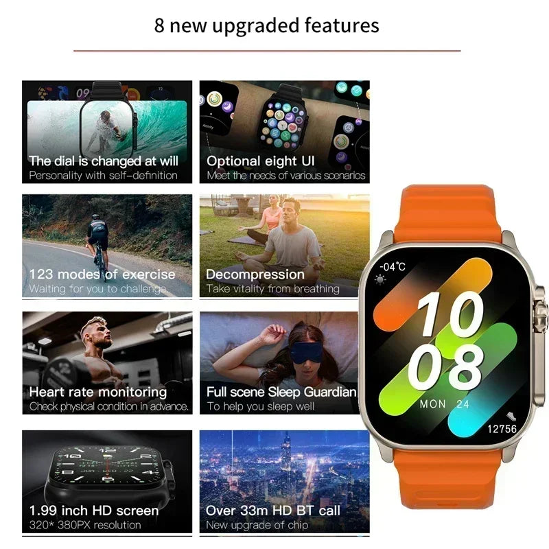 Smartwatch T900 U2 – O Futuro no Seu Pulso!