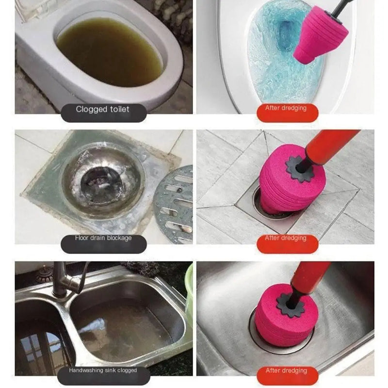 PowerFlush - Desentupidor de Alta Pressão para Vaso Sanitário